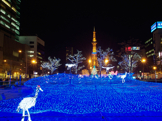 大通公園のイルミネーション