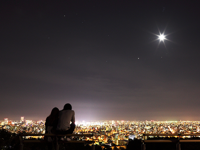 旭山記念公園の夜景